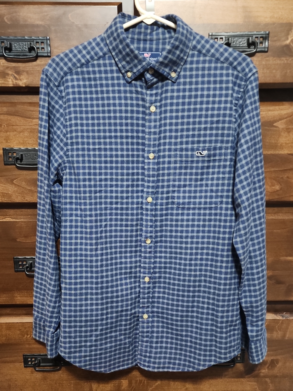Vineyard Vines Blue Plaid Button-Down Shirt